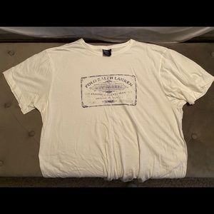 White Ralph Laure Polo design XXL shirt
